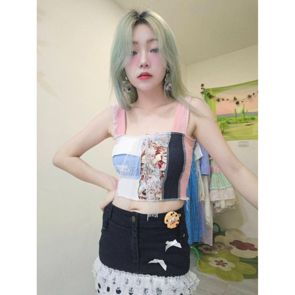 REMAKE撞色拼接-細節圖3