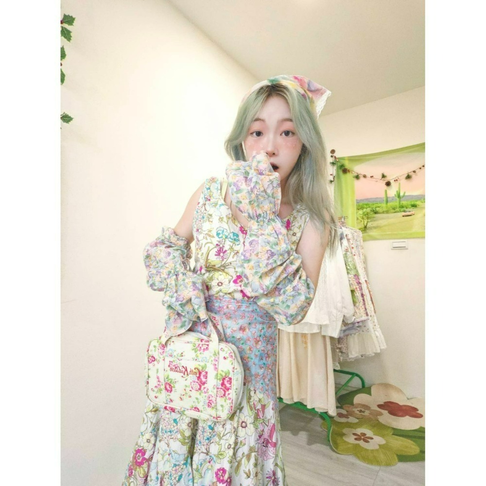 古著花裙-細節圖2