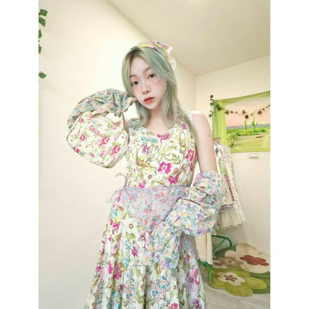 古著花裙-細節圖7