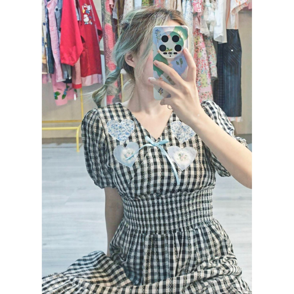 黑童話古著洋裝-細節圖2