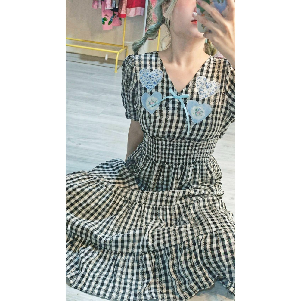 黑童話古著洋裝-細節圖3