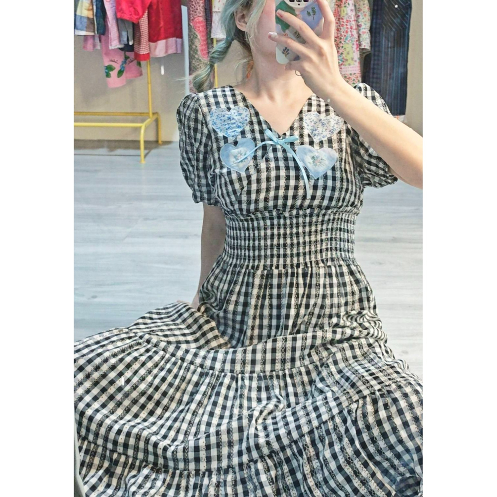 黑童話古著洋裝-細節圖4