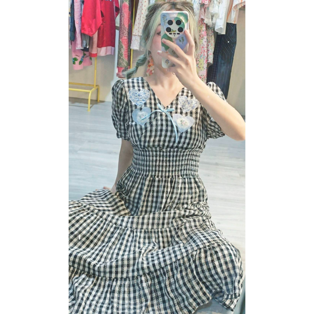 黑童話古著洋裝-細節圖5