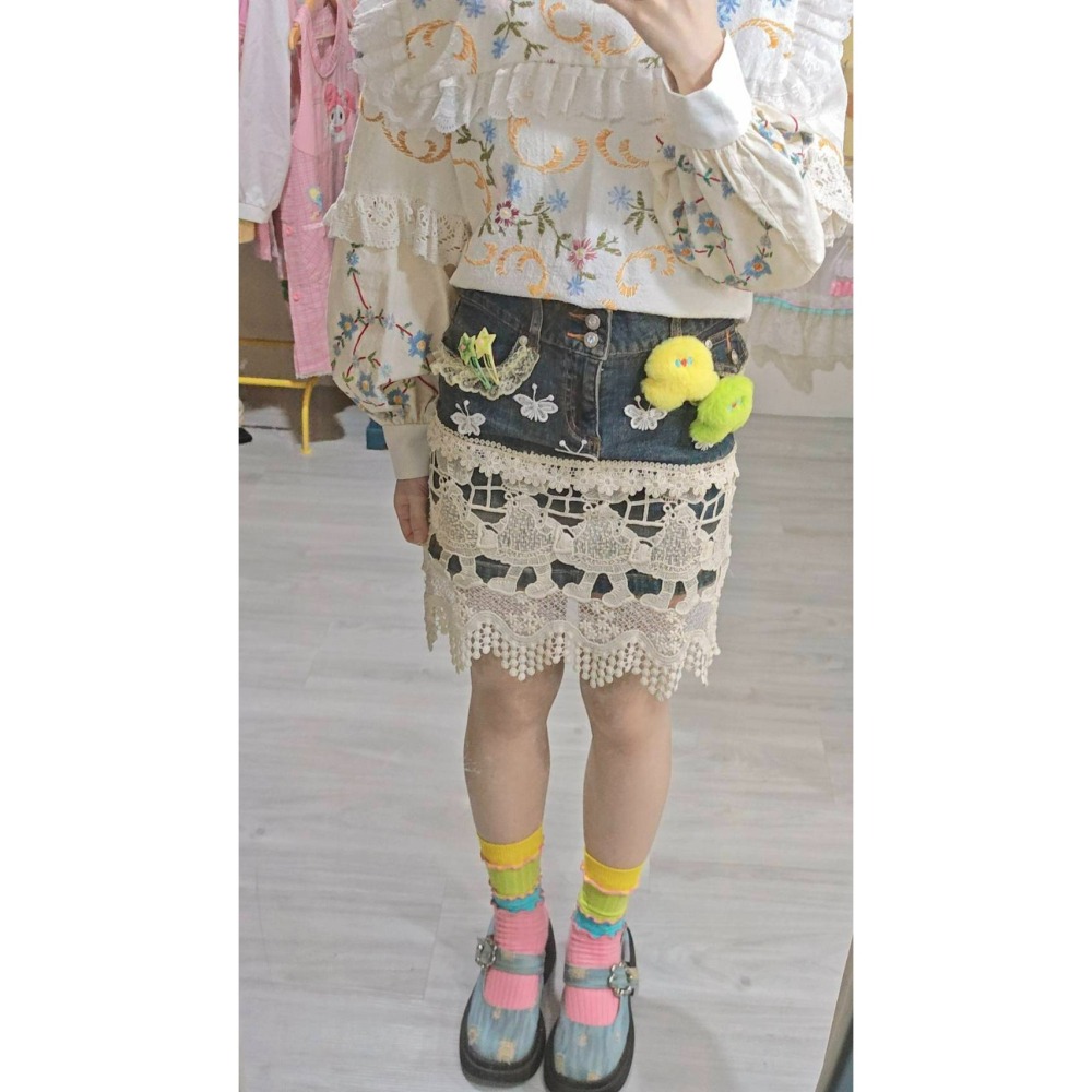 remake刺繡白衫-細節圖6