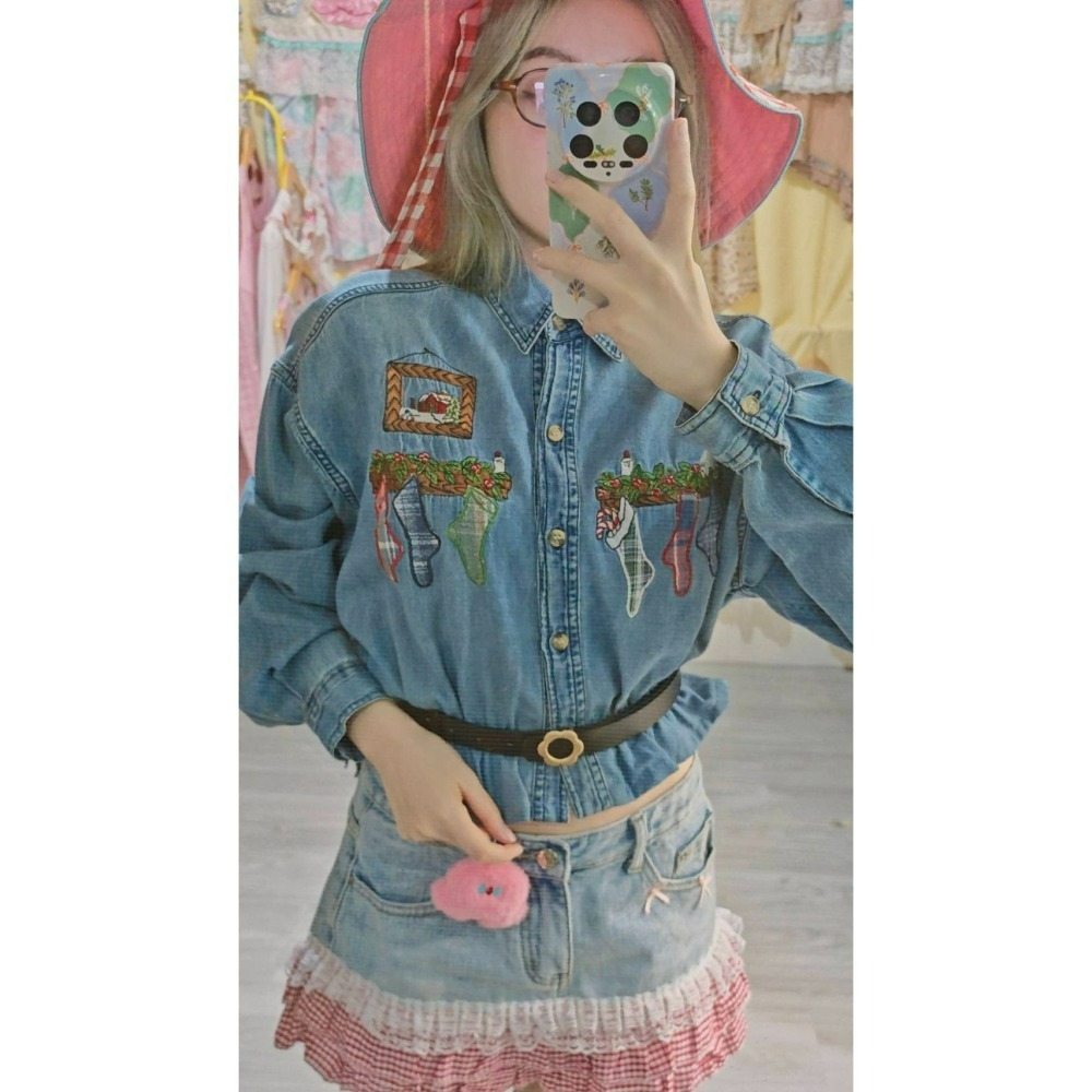 牛仔襯衫-細節圖3