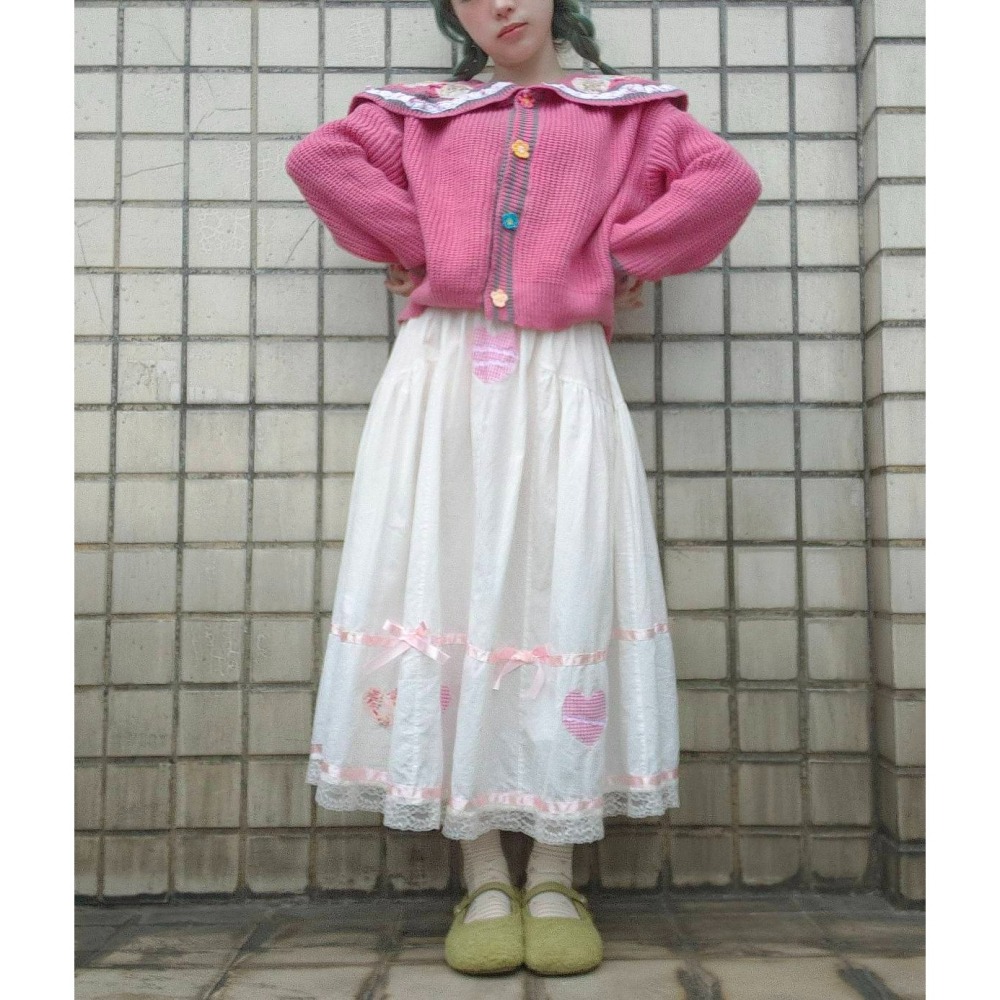 手作古著半裙-細節圖3