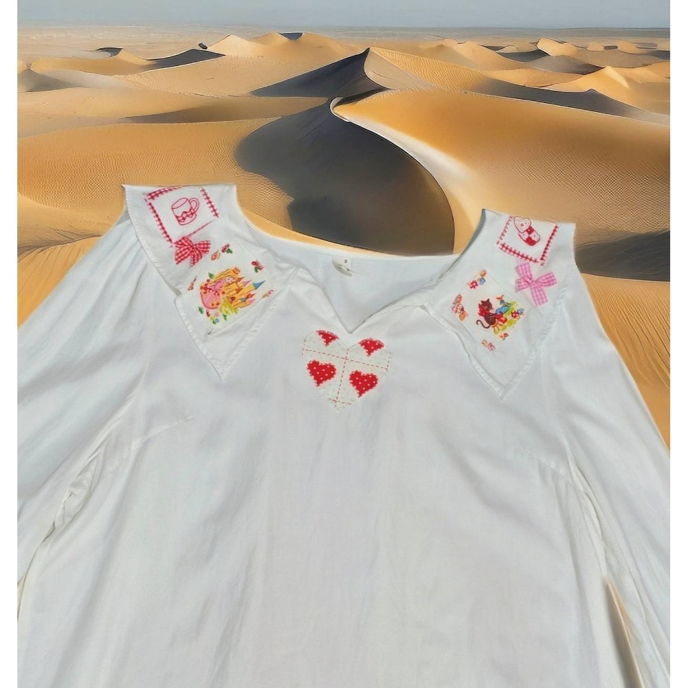 古著點點背心裙-細節圖3