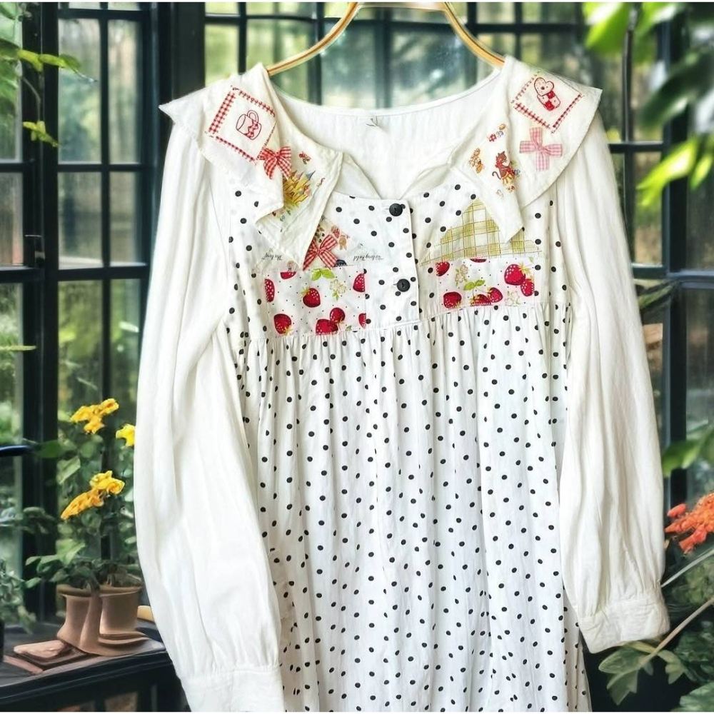 古著白衫-細節圖3