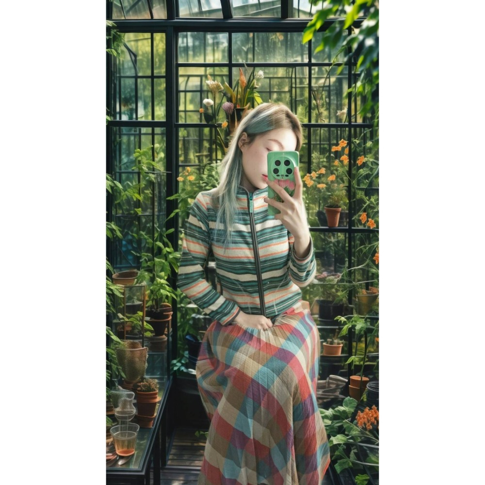 條紋古著外套-細節圖5