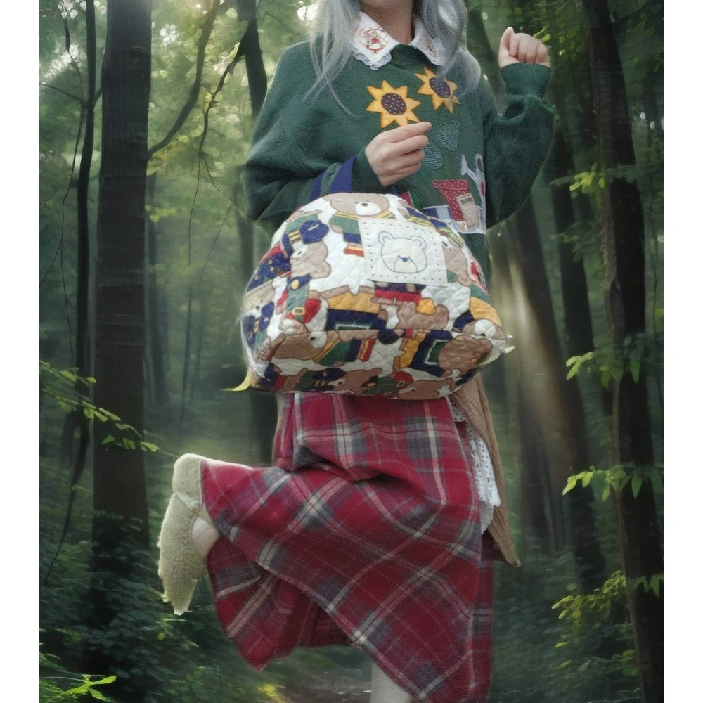 刺繡綠T-細節圖4