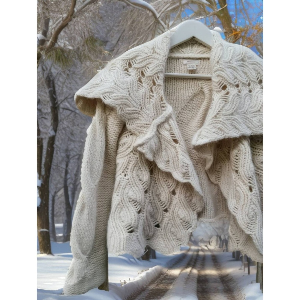 編織毛衣外套-細節圖3