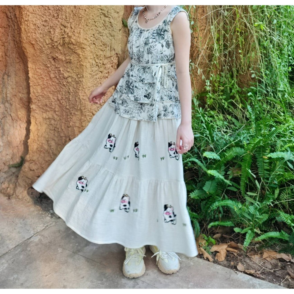 泰國手工刺繡裙裙-細節圖6