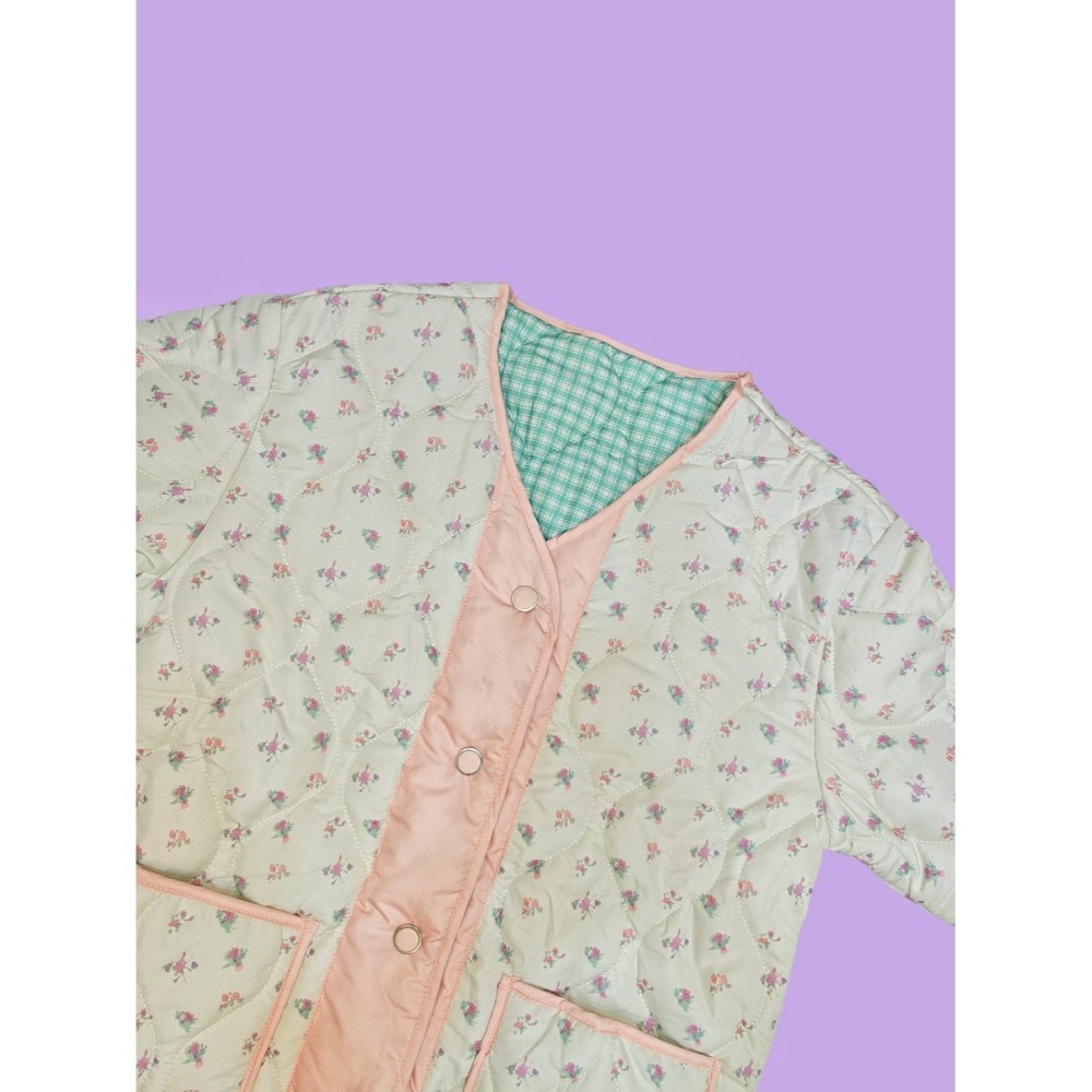 粉綠外套兩面穿-細節圖2