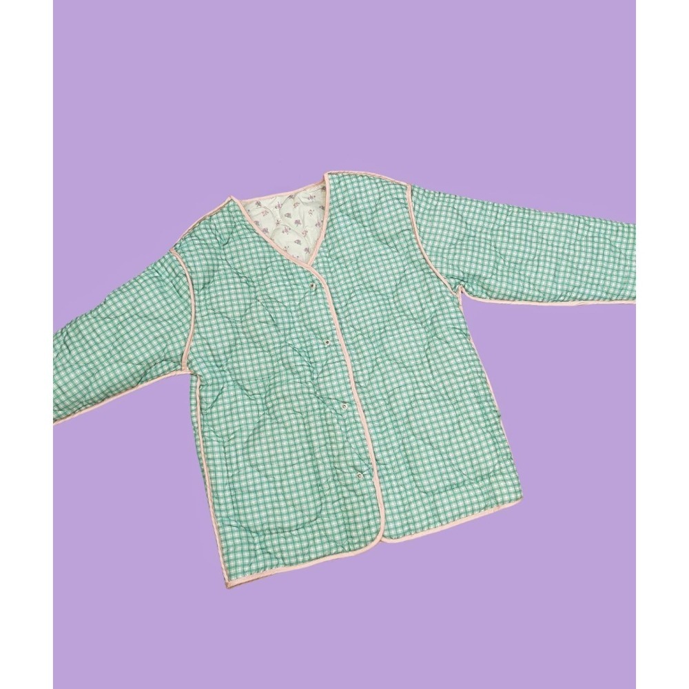 粉綠外套兩面穿-細節圖3