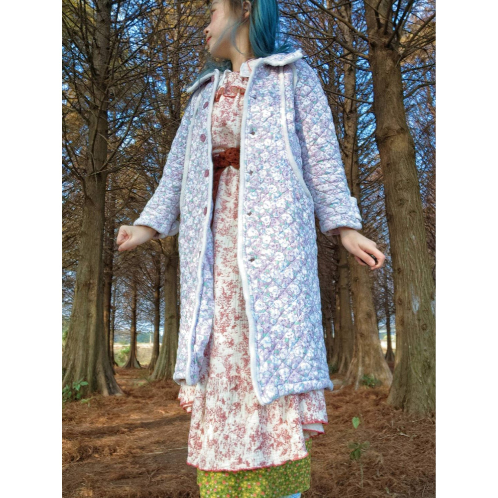 古著鋪棉外套-細節圖2