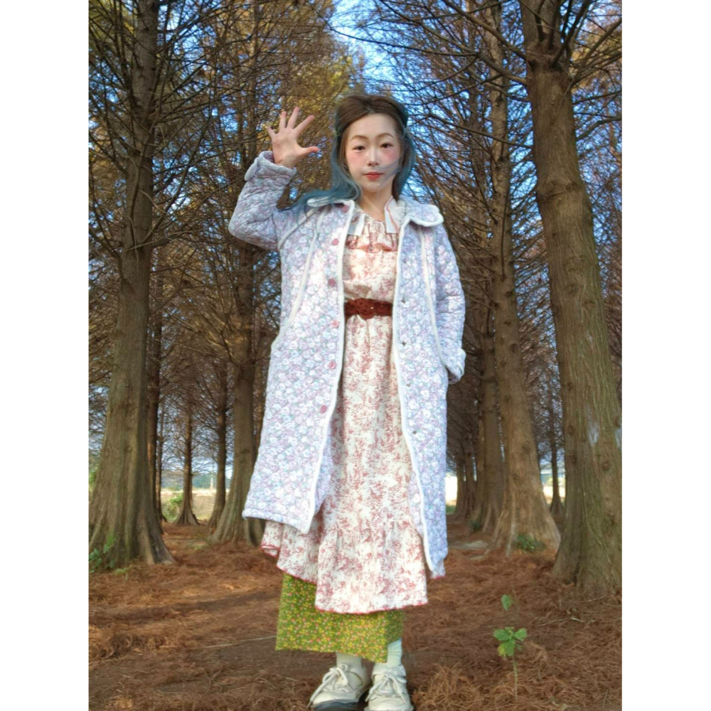 古著鋪棉外套-細節圖3