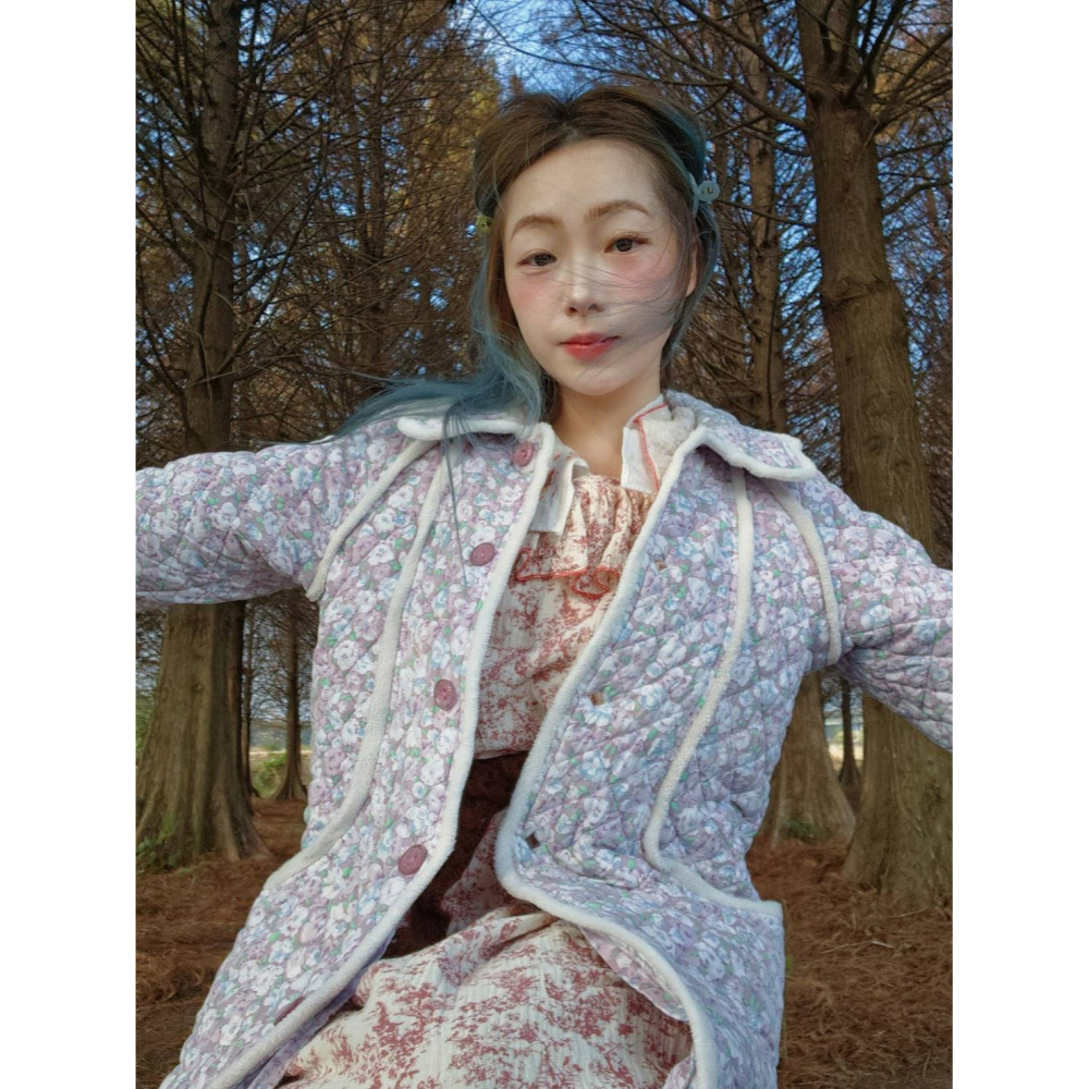 古著鋪棉外套-細節圖9