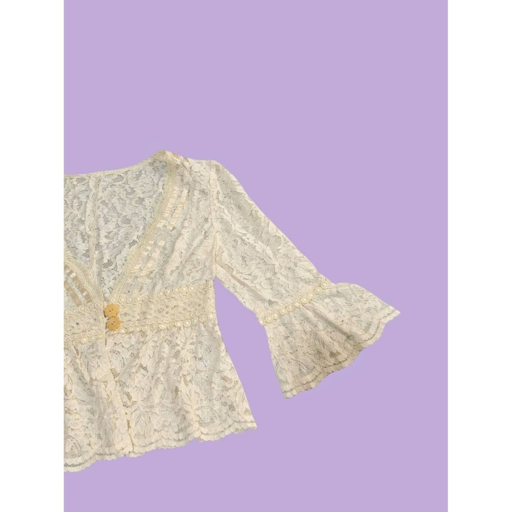 全蕾絲外套-細節圖2