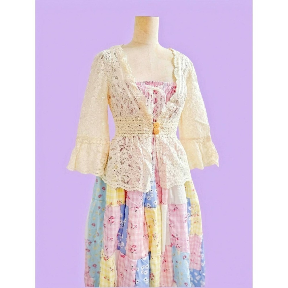 全蕾絲外套-細節圖3