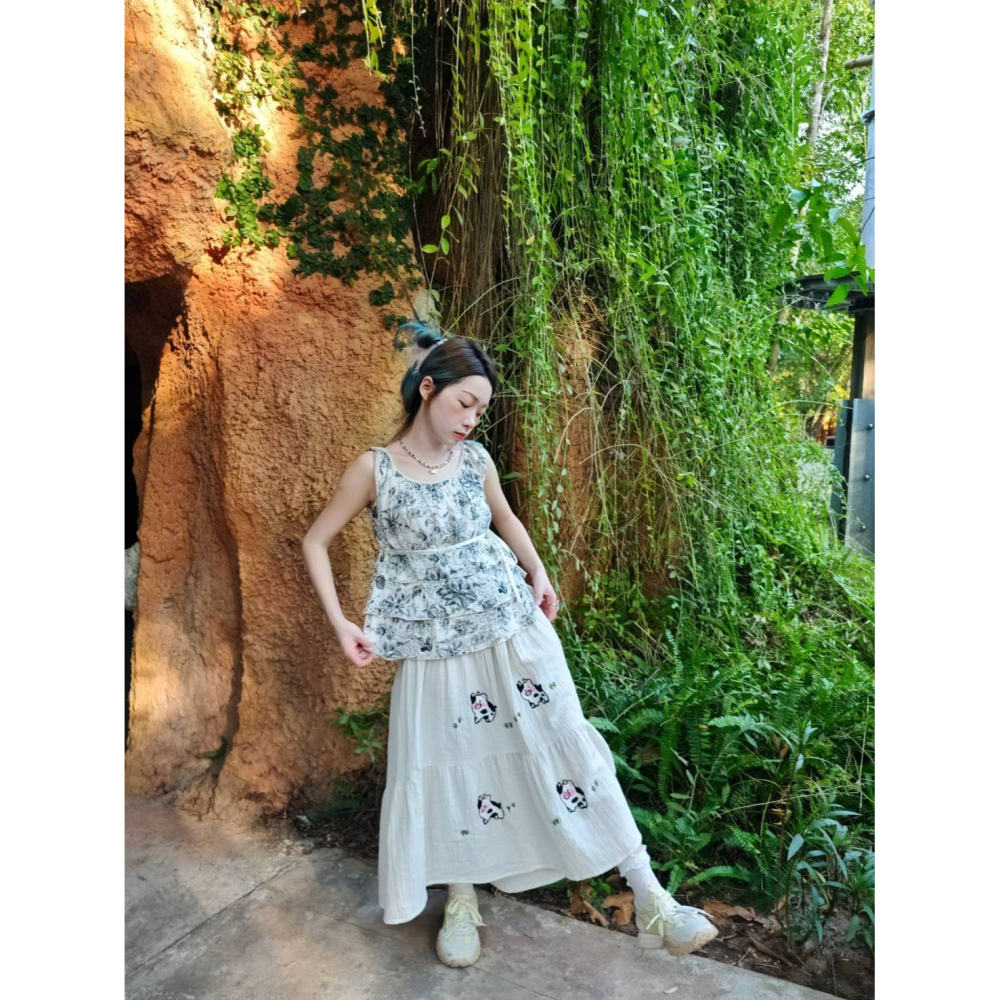 古著水墨衫-細節圖6