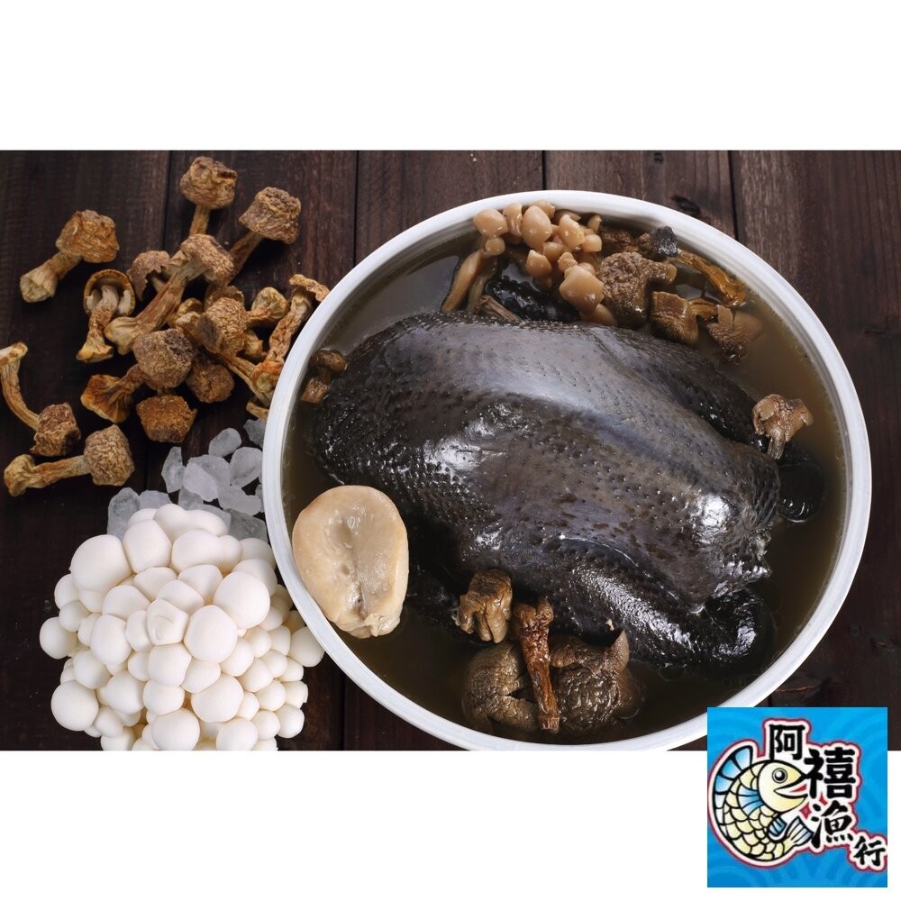 板橋阿禧鮮魚行【禎祥食品】御膳姬松茸燉雞湯禮盒-烏骨全雞 3000g (常溫保存) 年菜 圍爐 餐宴 聚餐 過年 特殊-細節圖2