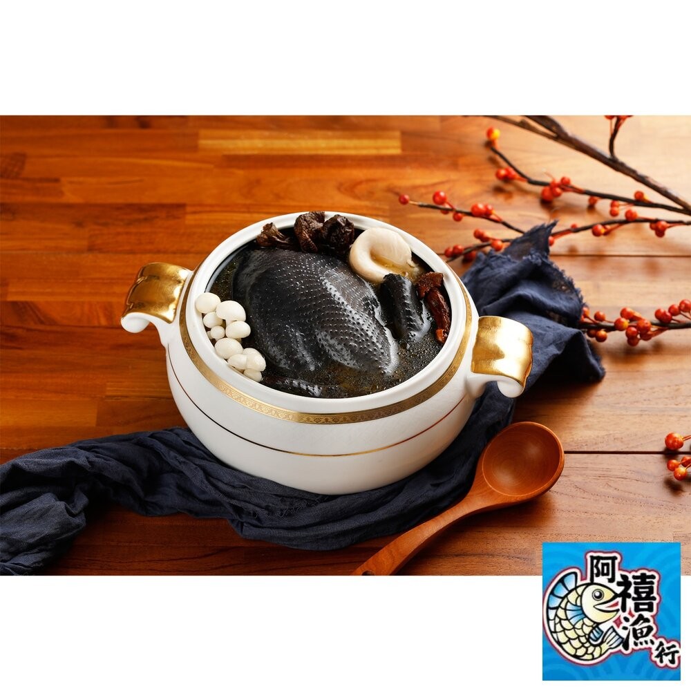 板橋阿禧鮮魚行【禎祥食品】御膳姬松茸燉雞湯禮盒-烏骨全雞 3000g (常溫保存) 年菜 圍爐 餐宴 聚餐 過年 特殊-細節圖6