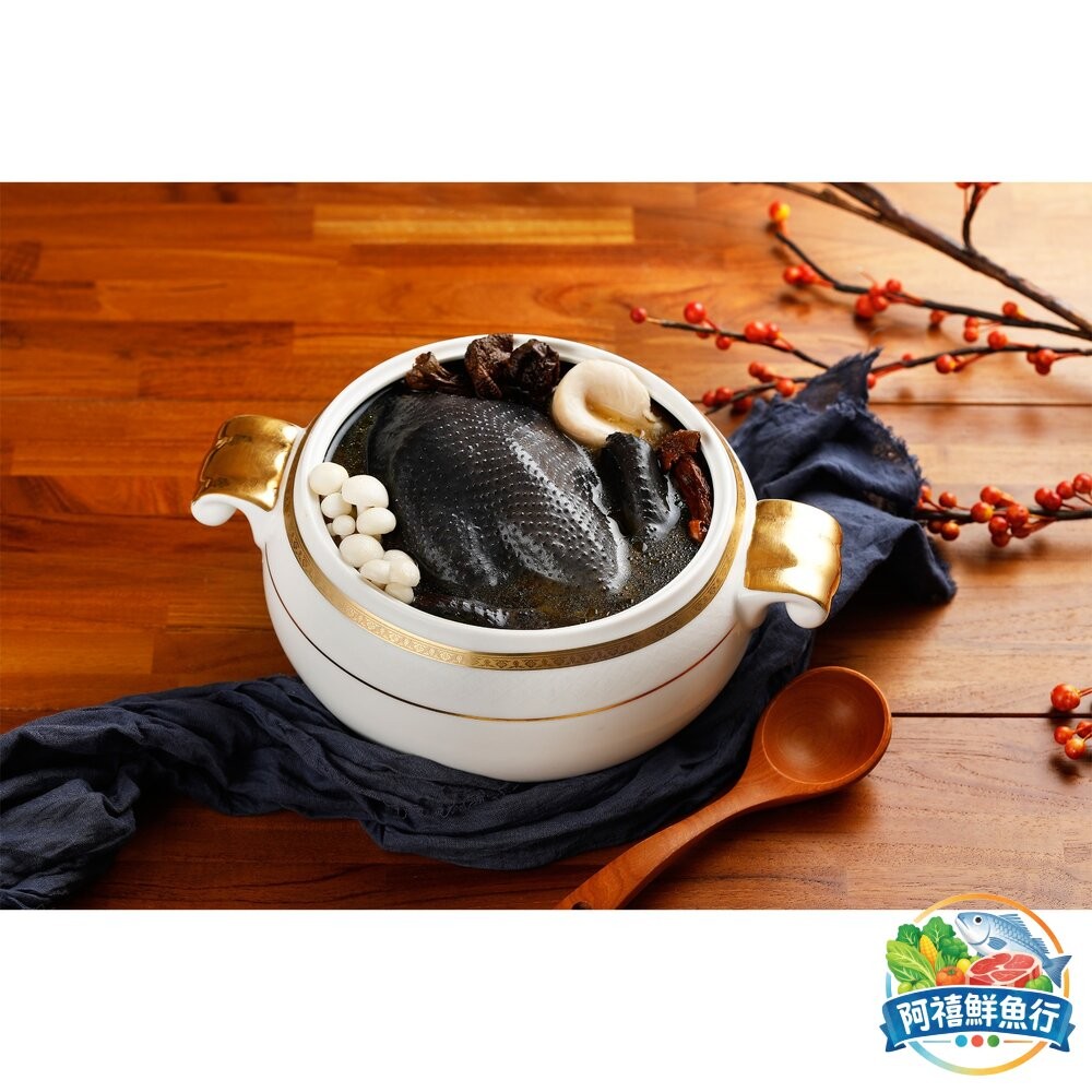 板橋阿禧鮮魚行【禎祥食品】御膳姬松茸燉雞湯禮盒-烏骨全雞 3000g (常溫保存) 年菜 圍爐 餐宴 聚餐 過年 特殊-細節圖6