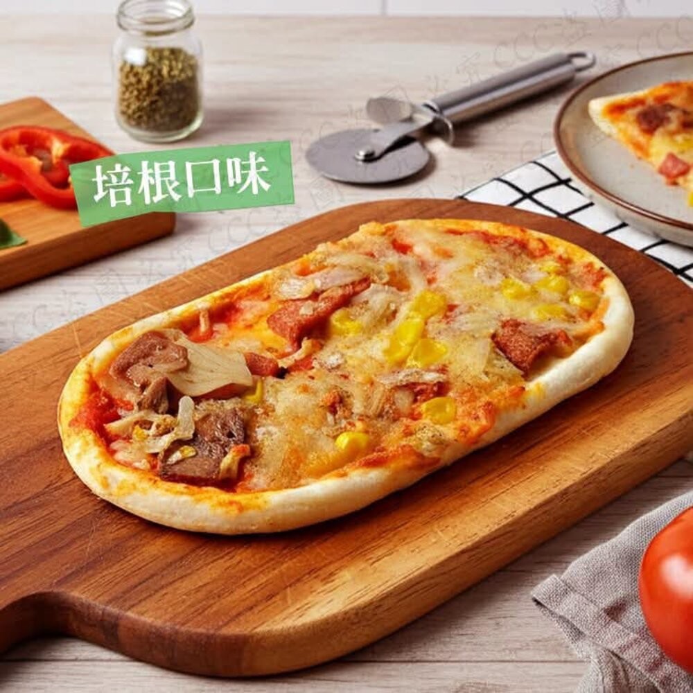 板橋阿禧鮮魚行金品 個人獨享 小披薩 夏威夷 總匯 培根 牛肉  全站799元免運費 現貨-規格圖2