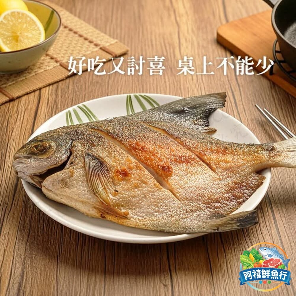 板橋阿禧鮮魚行500g-600g   白鯧魚 白鯧   正白鯧  全站799元免運費 現貨-細節圖3