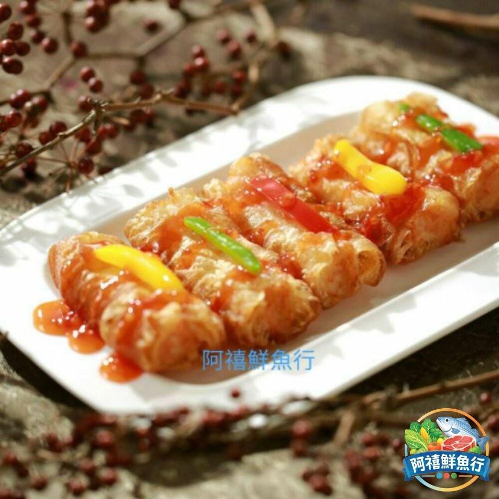 板橋阿禧鮮魚行花枝蝦油條   5入  百花鑲油條  全站799元免運費 現貨-細節圖2