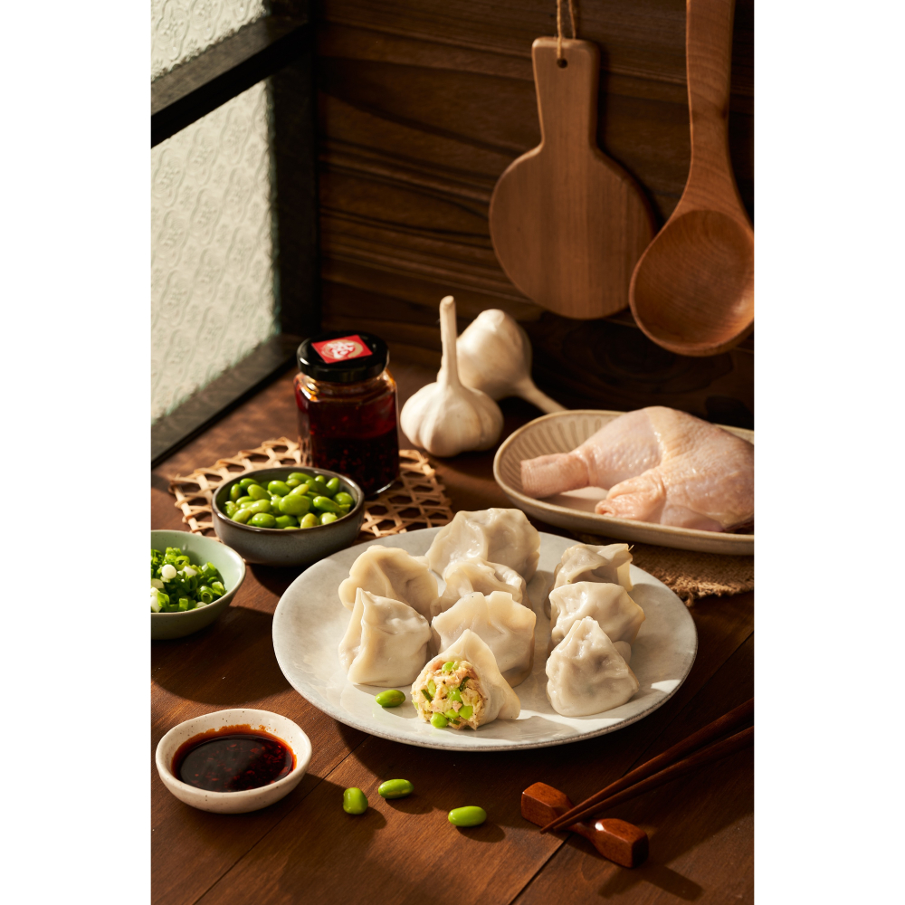 毛豆雞肉水餃25入-細節圖3