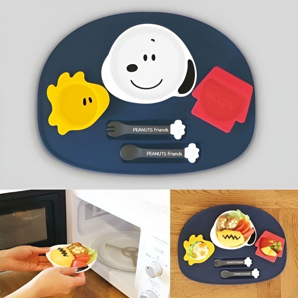 現貨🔥日本正版史努比兒童餐盤-細節圖2