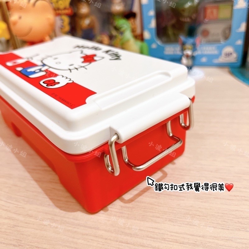 現貨🔥日本正版Kitty方形雙面扣便當盒/保鮮盒-細節圖2