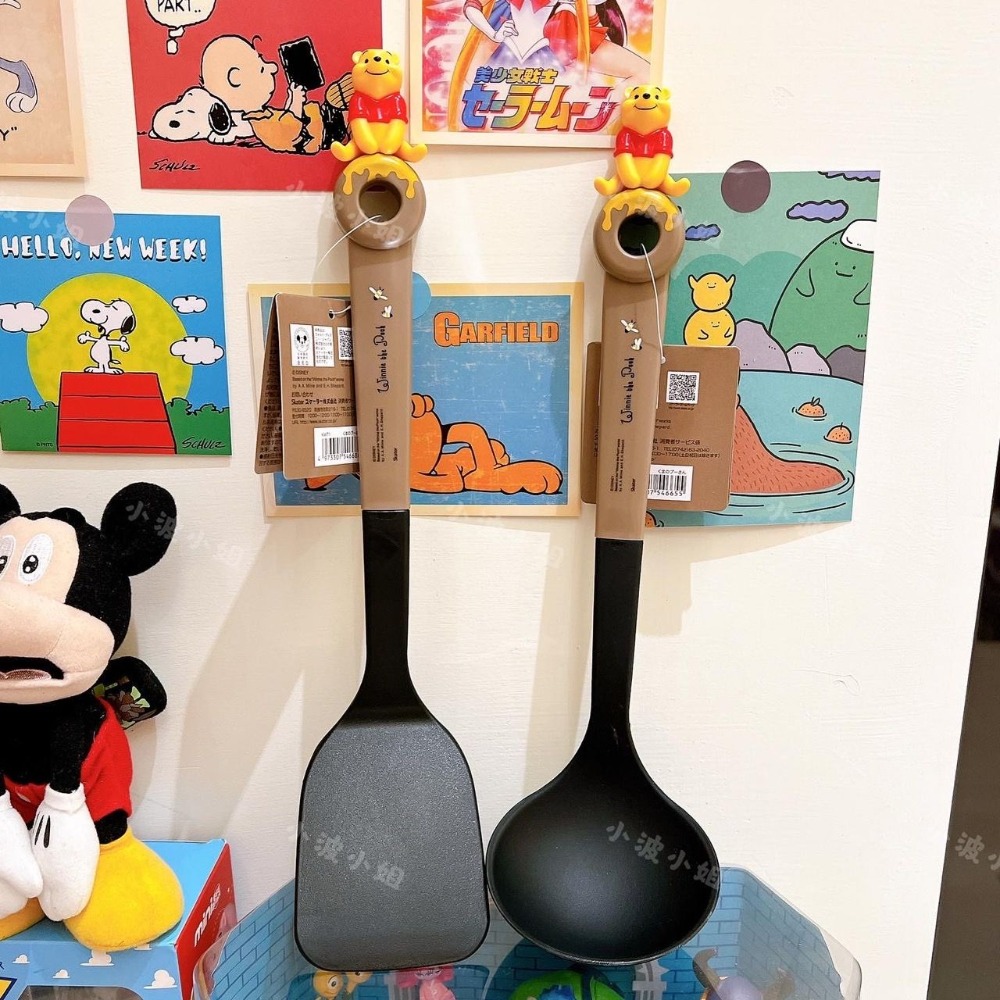 現貨🔥日本正版小熊維尼/史努比湯勺/鍋鏟-細節圖4