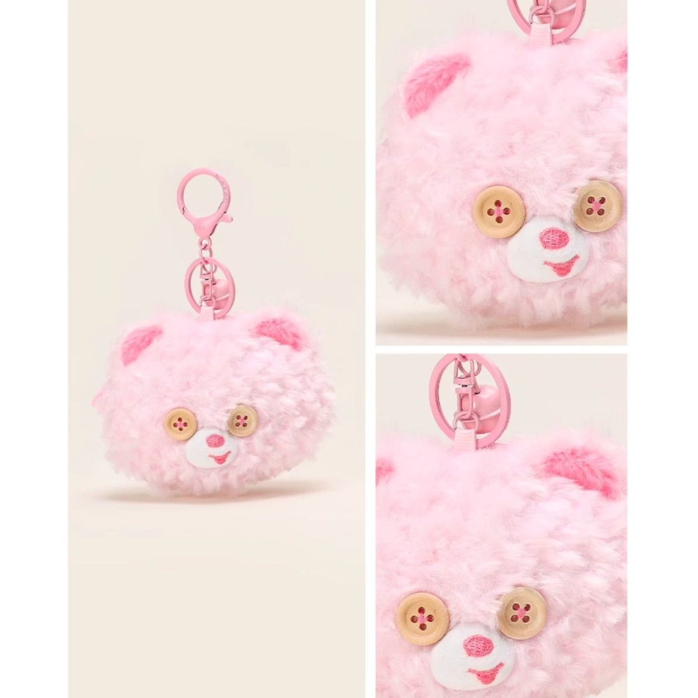 陪伴小熊毛絨掛飾 耳機套 吊飾-細節圖3