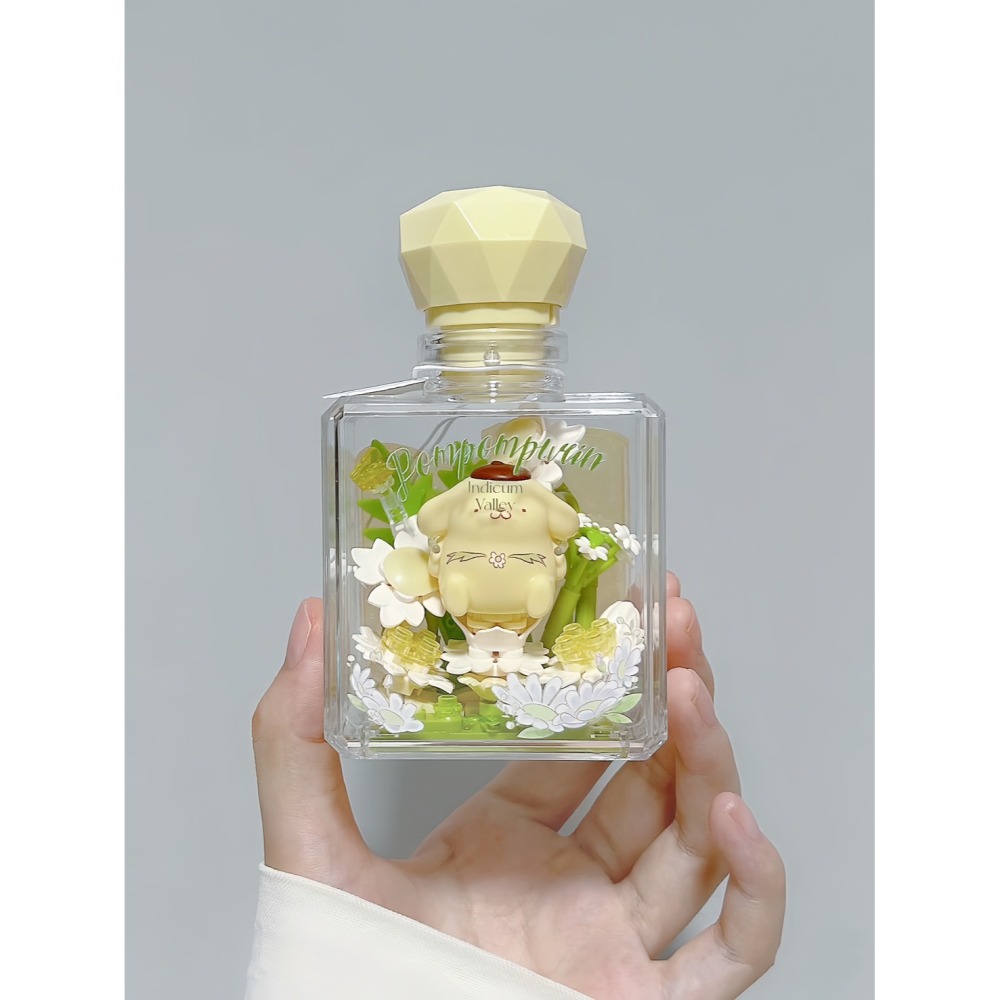 Sanrio花戀精靈系列積木香水瓶盲盒 香水造型公仔 積木盲盒 香水積木 盲盒-細節圖9