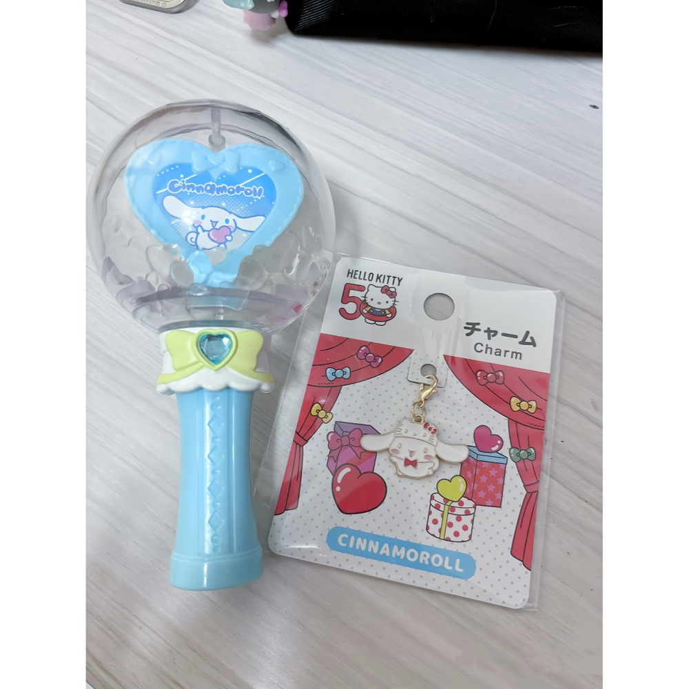 正版萬代扭蛋三麗鷗sanrio水晶球螢光棒 螢光棒造型水晶球 三麗鷗角色扭蛋 收藏擺飾 扭蛋-細節圖3