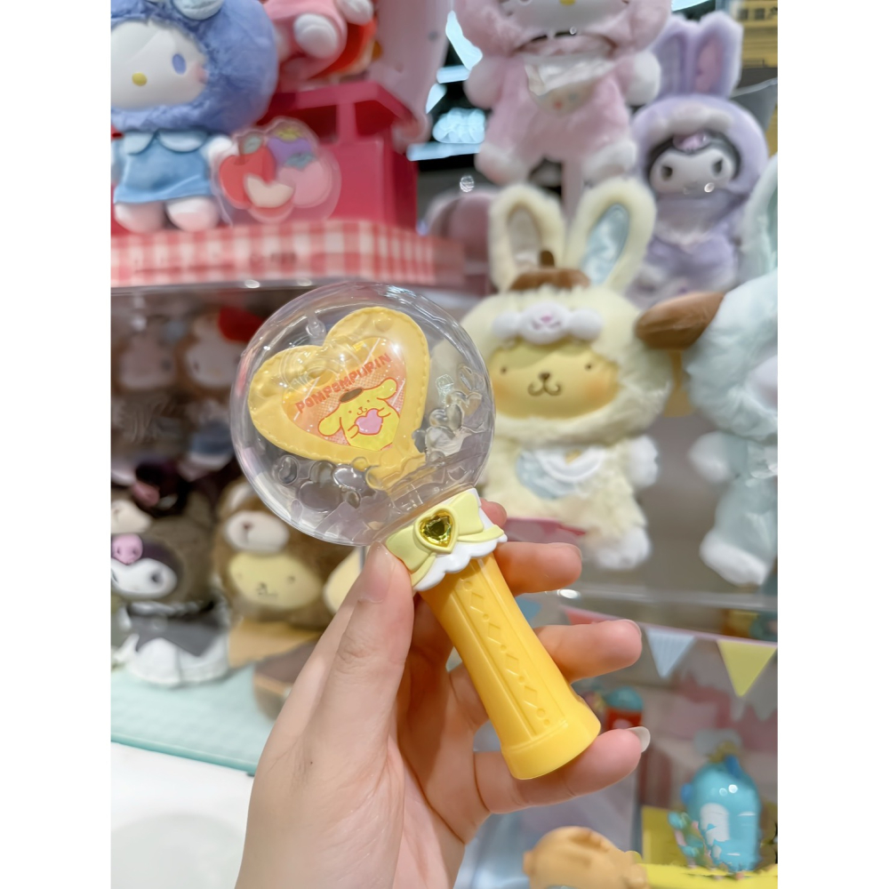 正版萬代扭蛋三麗鷗sanrio水晶球螢光棒 螢光棒造型水晶球 三麗鷗角色扭蛋 收藏擺飾 扭蛋-細節圖7