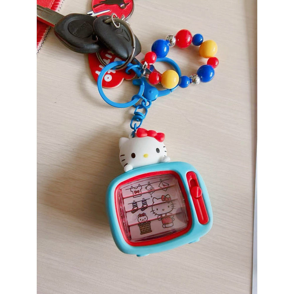 三麗鷗Kitty迷你玩具吊飾 掛飾 可愛鑰匙圈 復古迷你玩具 吊飾組 迷你玩具吊飾-細節圖5