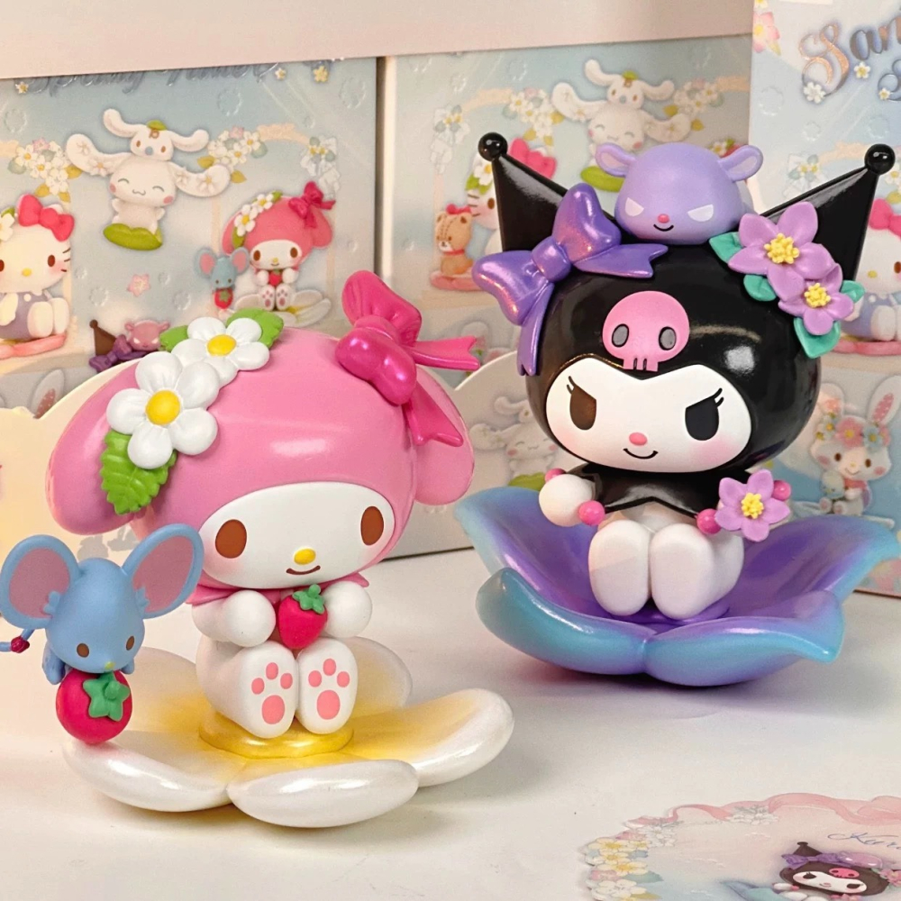 正版Sanrio 三麗鷗花系列盲盒 公仔擺飾 Sanrio盲盒 盲盒 可愛 花系-細節圖3