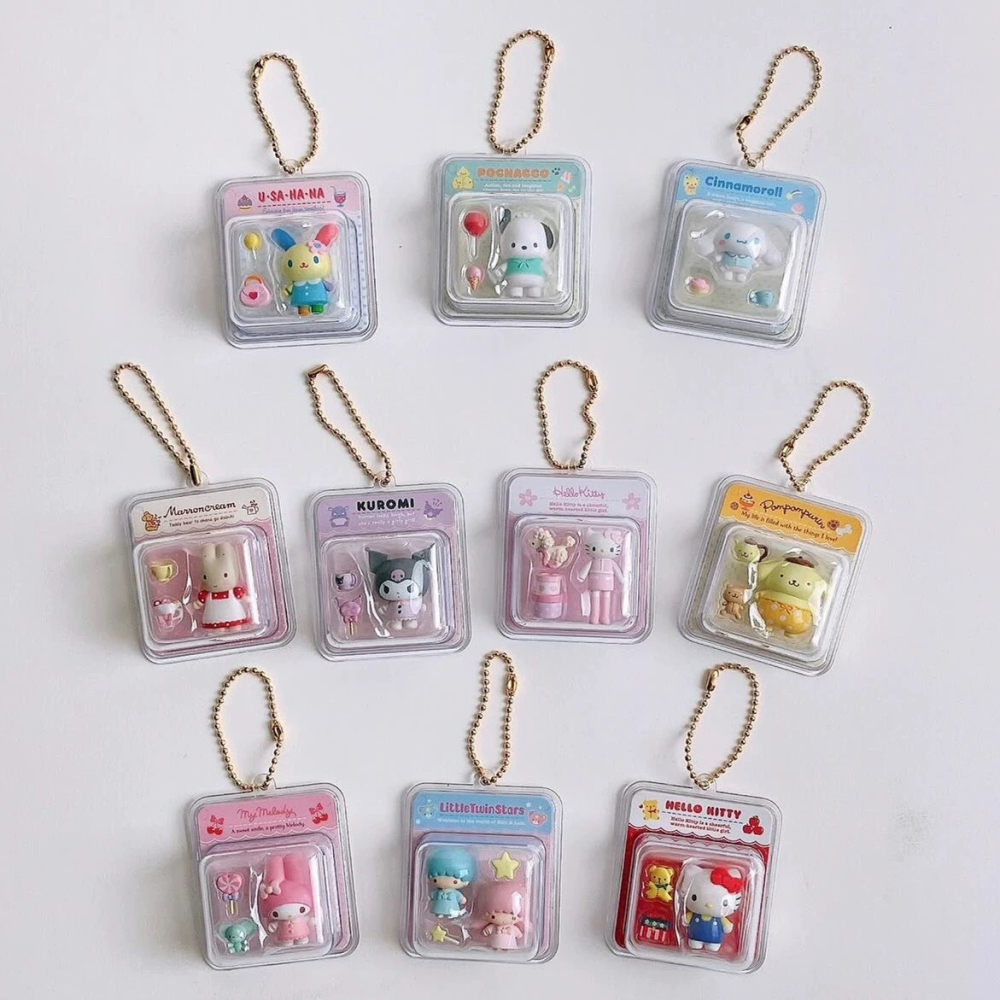 三麗鷗超可愛!!正版角色吊飾 擺件  掛飾 迷你公仔-細節圖2