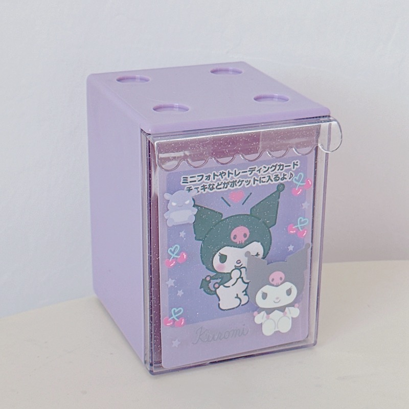 【三麗鷗桌面收納】美樂蒂/大耳狗 /庫洛米抽屜式收納盒 透明卡片盒 桌面收納小物-規格圖6