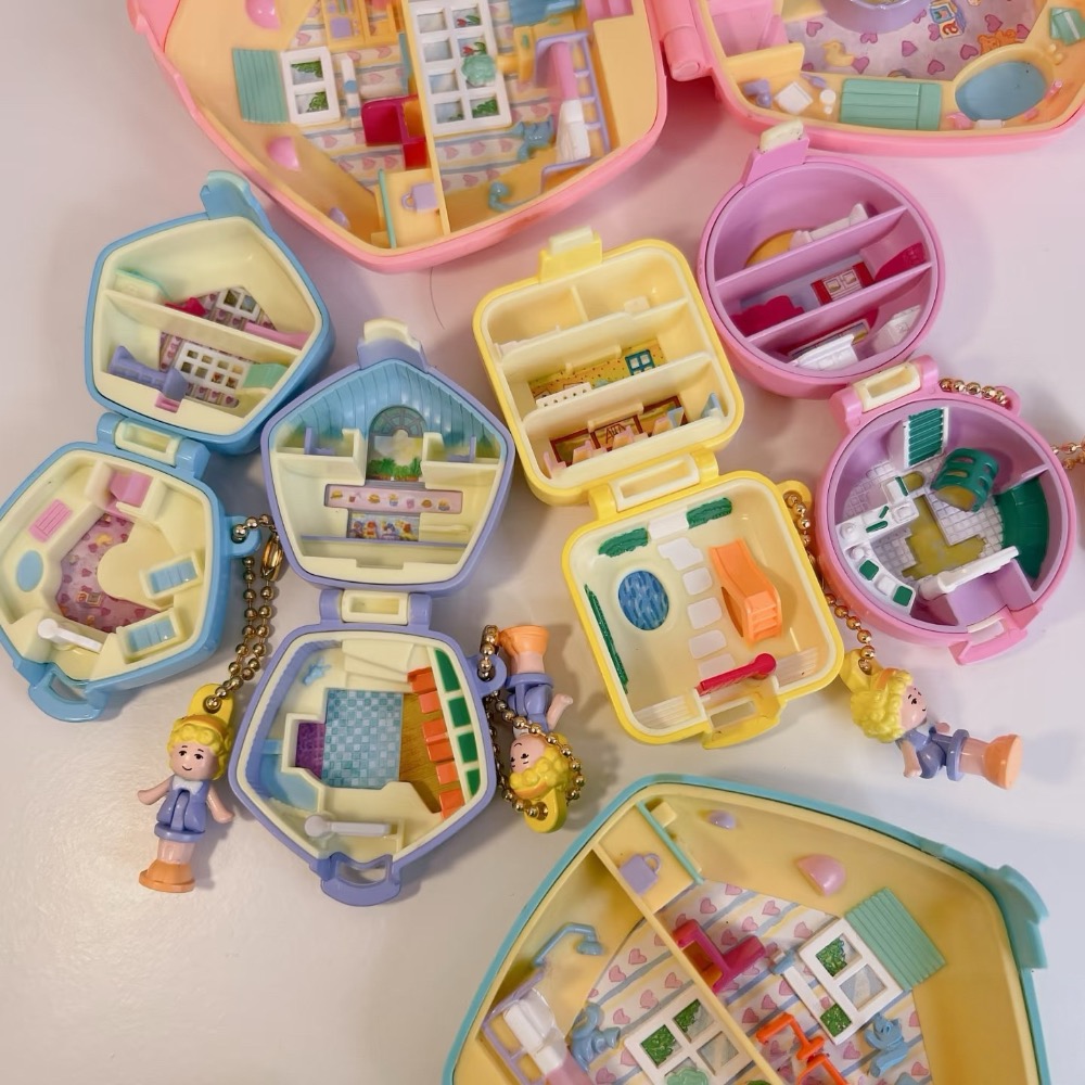 【Polly Pocket 口袋娃娃】波莉口袋扭蛋掛件｜BANDAI 娃娃屋收藏 ｜玩具吊飾 ｜口袋娃娃吊飾-細節圖3