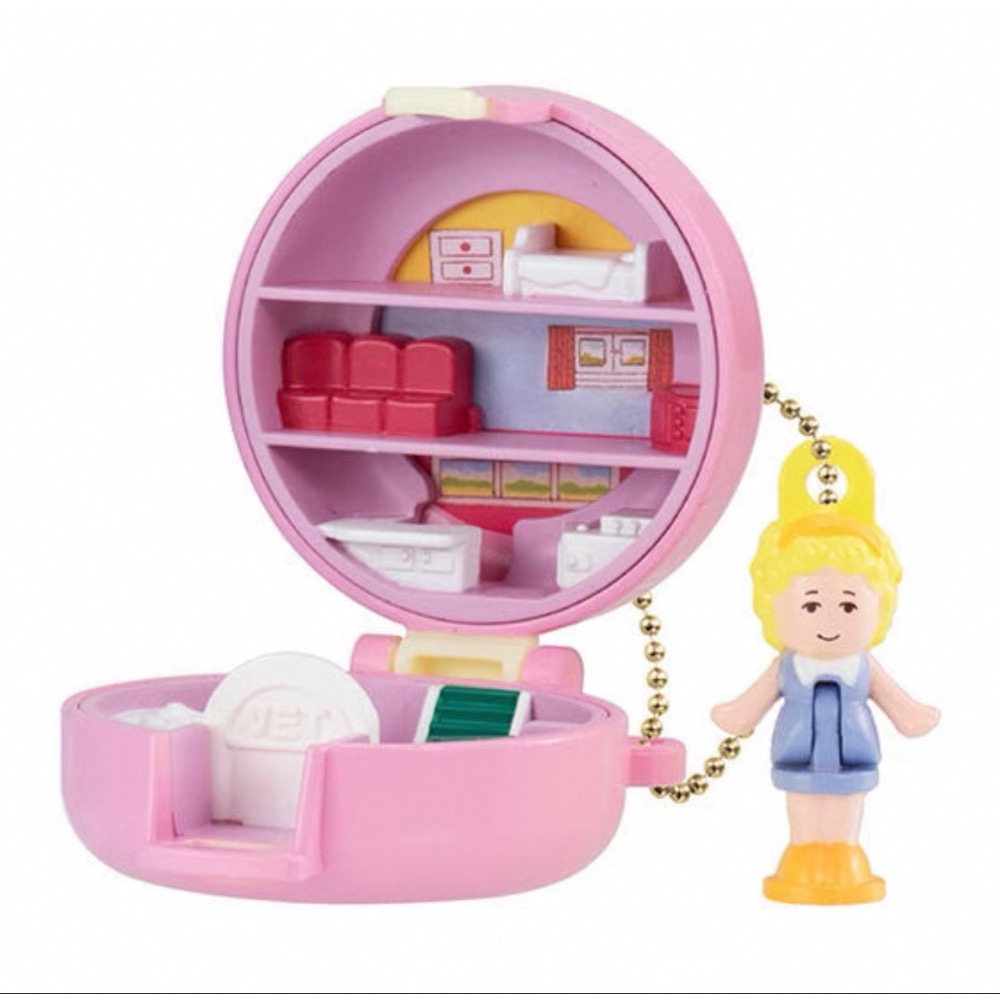 【Polly Pocket 口袋娃娃】波莉口袋扭蛋掛件｜BANDAI 娃娃屋收藏 ｜玩具吊飾 ｜口袋娃娃吊飾-規格圖8