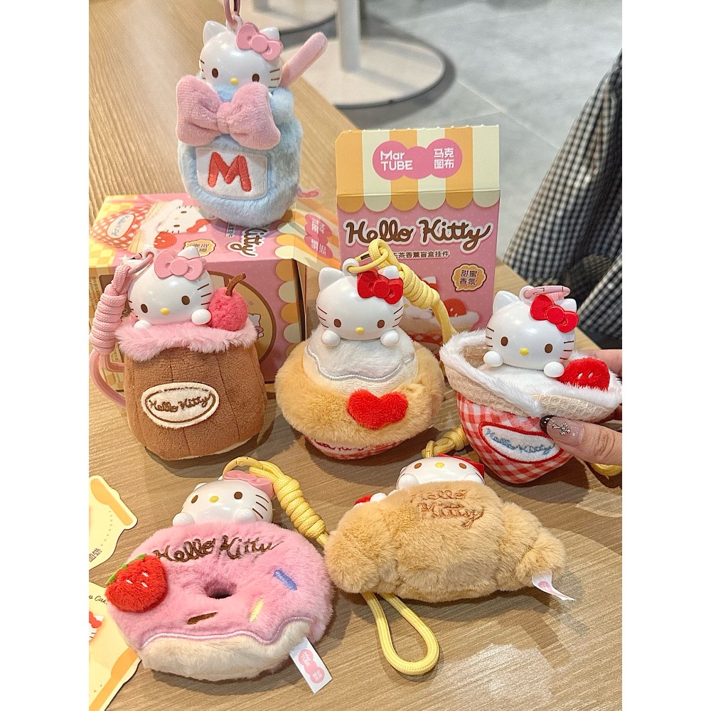 【正版Kitty香薰掛件】Hello Kitty 下午茶香薰盲盒 ｜擺件公仔 ｜芳香小物 ｜盲盒 ｜掛件 ｜掛飾-細節圖6