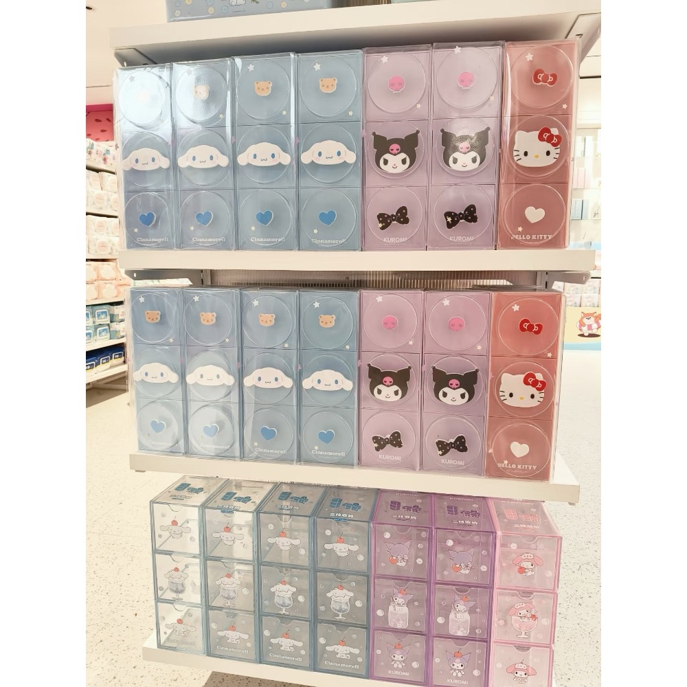 【Sanrio抽屜收納盒】三麗鷗卡通收納抽屜盒 桌面小收納 ｜抽屜櫃 ｜文具收納盒 ｜收納｜桌面收納-細節圖7