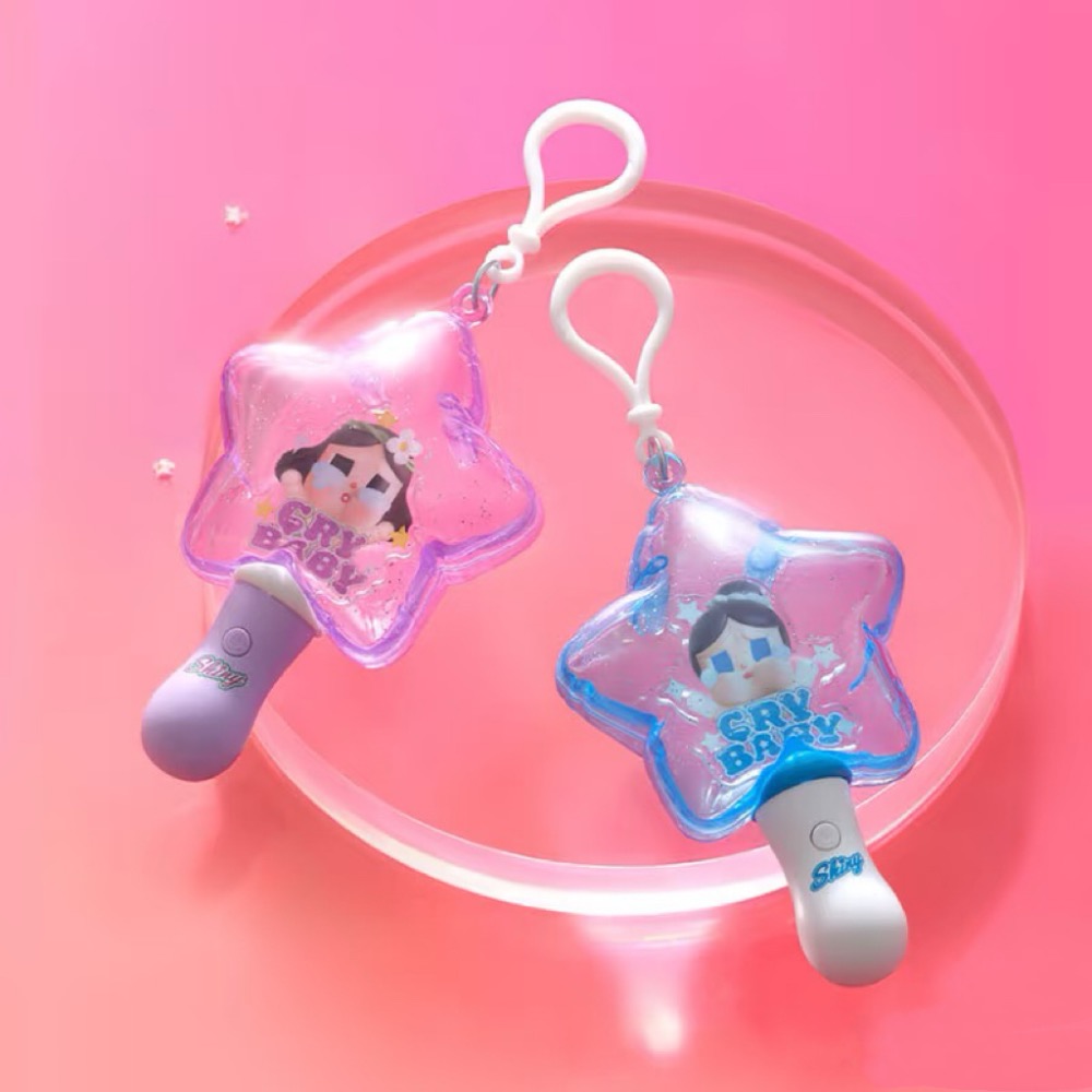 【POPMART Crybaby盲盒】Shiny Shiny系列發光掛件盲盒夜光造型鑰匙圈 可愛掛飾 收藏盲盒 發光盲盒-細節圖2