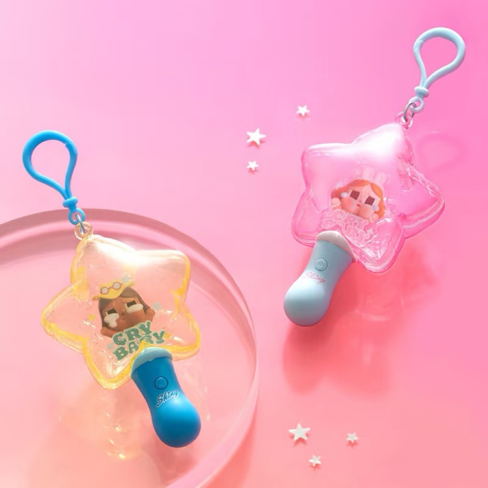 【POPMART Crybaby盲盒】Shiny Shiny系列發光掛件盲盒夜光造型鑰匙圈 可愛掛飾 收藏盲盒 發光盲盒-細節圖3