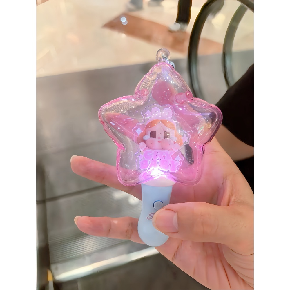 【POPMART Crybaby盲盒】Shiny Shiny系列發光掛件盲盒夜光造型鑰匙圈 可愛掛飾 收藏盲盒 發光盲盒-細節圖6