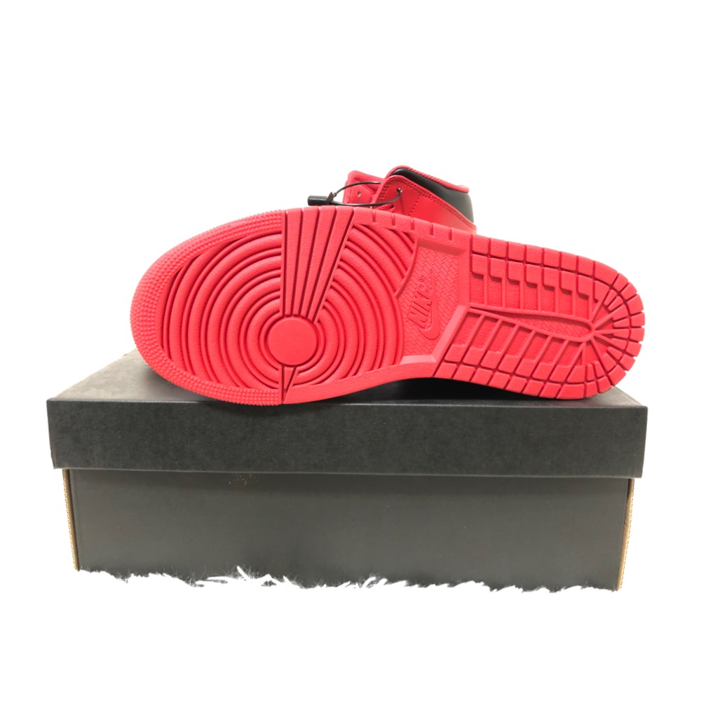 Jordan mid1 黑紅 湘北配色-細節圖2